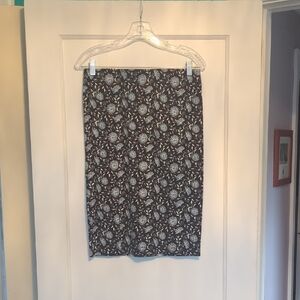 Loft Floral Pattern Skirt Small